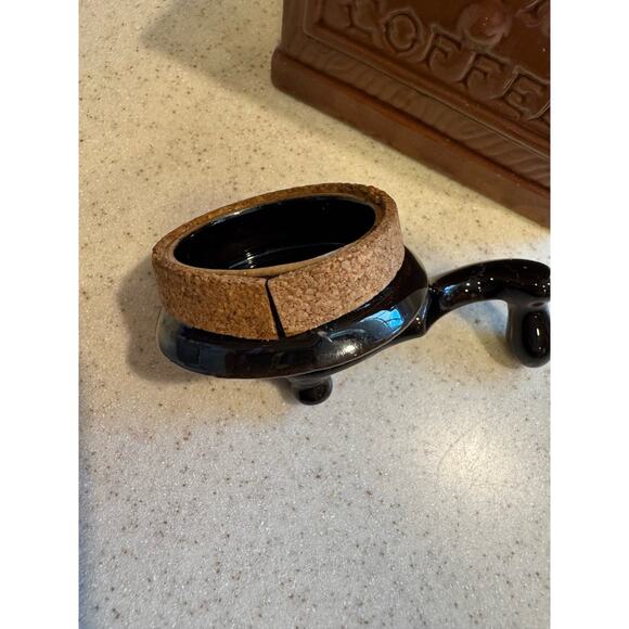 Instant Coffee Canister Looks like Coffee Grinder Ceramic - Picture 5 of 10